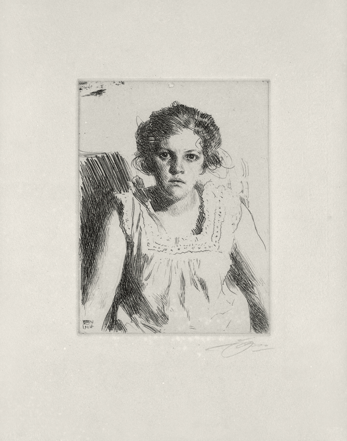  安德斯·莱奥纳德·佐恩 Anders Leonard Zorn —— 佐恩(素描) (8)